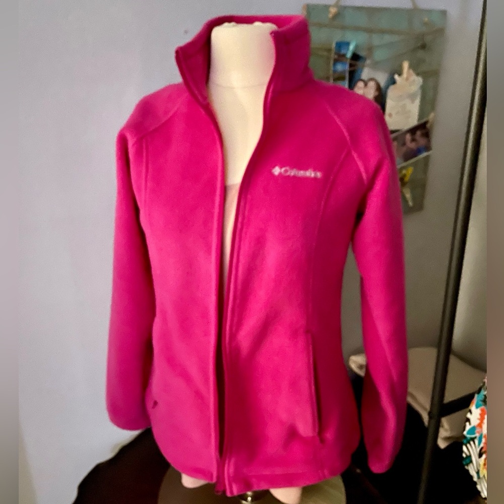 Columbia fleece zip up jacket